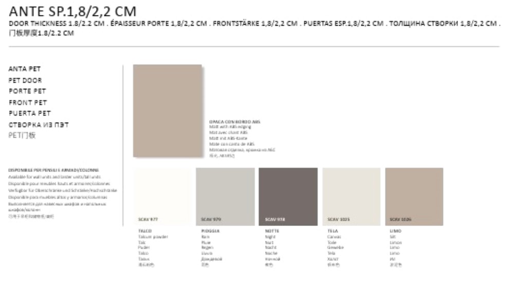 SCAVOLINI
REGOLA
Design Vuesse
