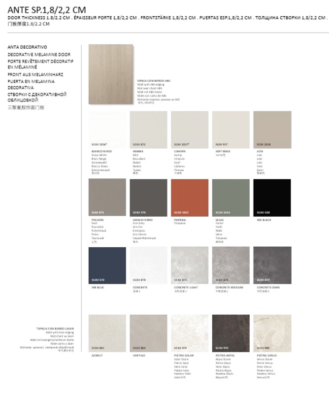 SCAVOLINI
REGOLA
Design Vuesse
