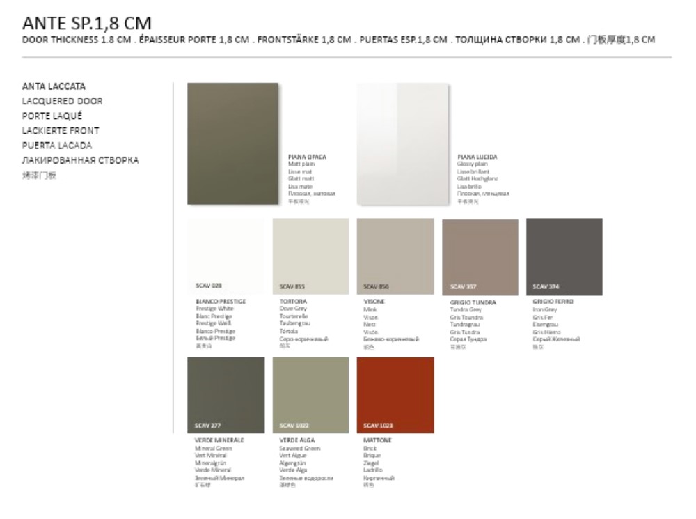 SCAVOLINI
REGOLA
Design Vuesse

